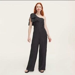 Kate Spade x Target Mini Polka Dot One Shoulder Jumpsuit